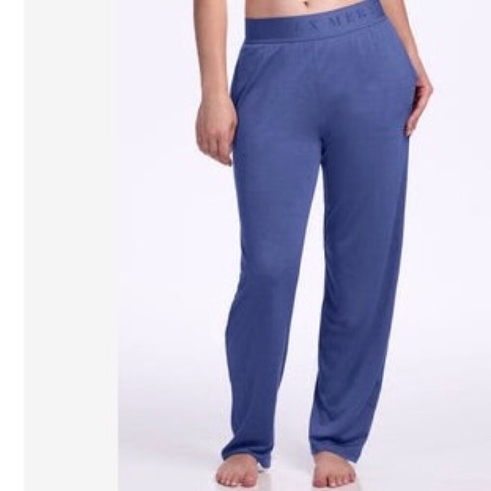 New w/o Tags WoolX Merino Wool Women's Maya Lounge Sleep Pants Blue LRG